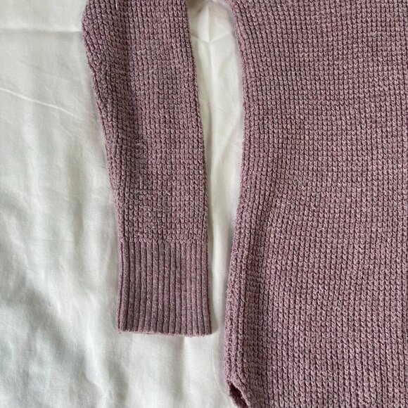 Aerie Light Purple Knit Mock Neck Long Sleeve Sweater | Size M - Picture 2 of 6